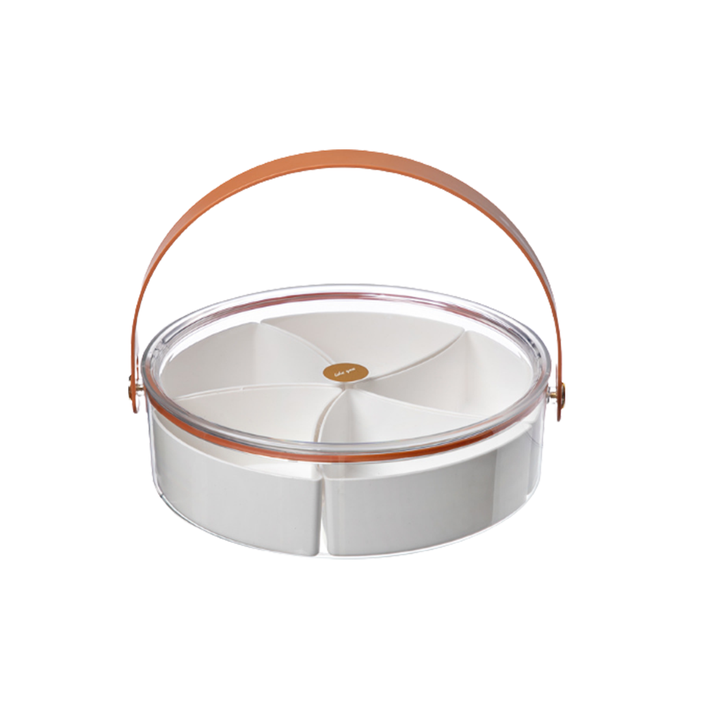 Fruit Round Box with Handle Lid