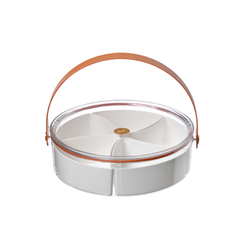 Fruit Round Box with Handle Lid